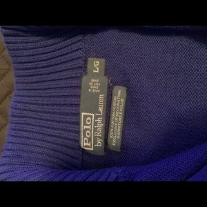 Ralph Lauren polo sweater royal blue